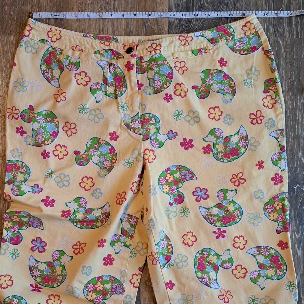 Duck Head Pale Yellow Ankle Pants Size 20W - Picture 4 of 7
